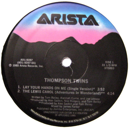 Thompson Twins : Lay Your Hands On Me (12")