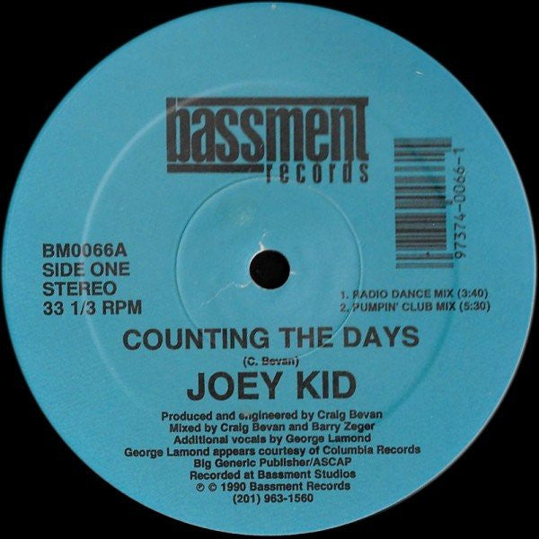 Joey Kid : Counting The Days (12")
