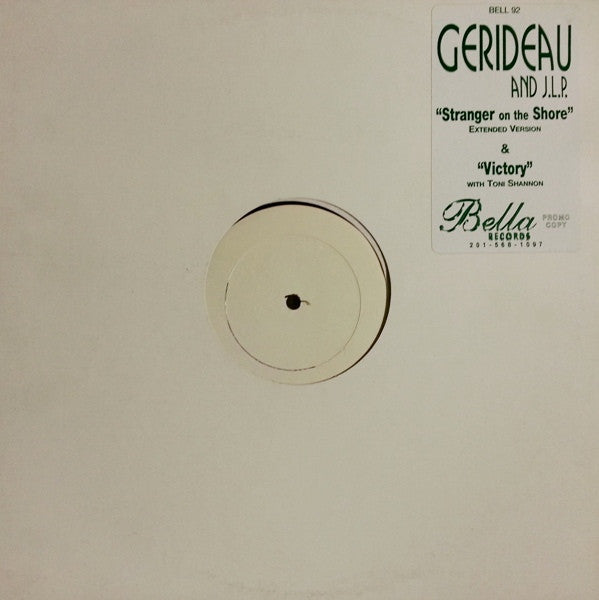 Gerideau And J.L.P. : Stranger On The Shore (12", Promo, W/Lbl)