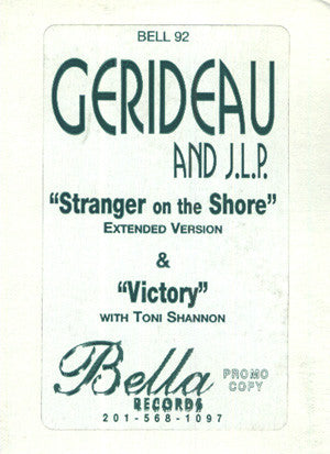 Gerideau And J.L.P. : Stranger On The Shore (12", Promo, W/Lbl)