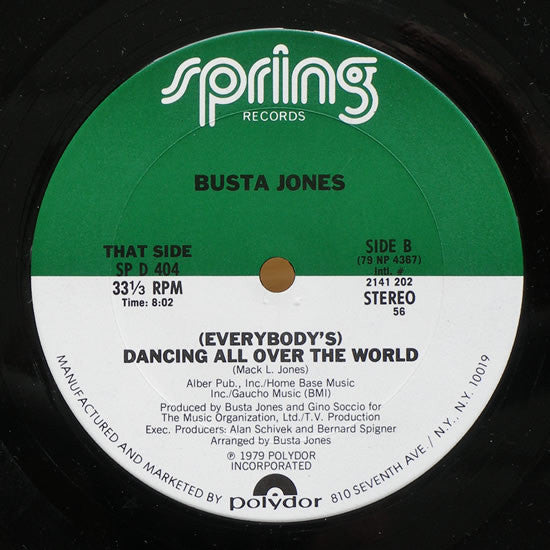 Busta Jones : (You) Keep On Making Me Hot (12")