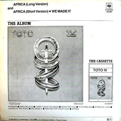 Toto : Africa (Original Version) (12", Maxi)