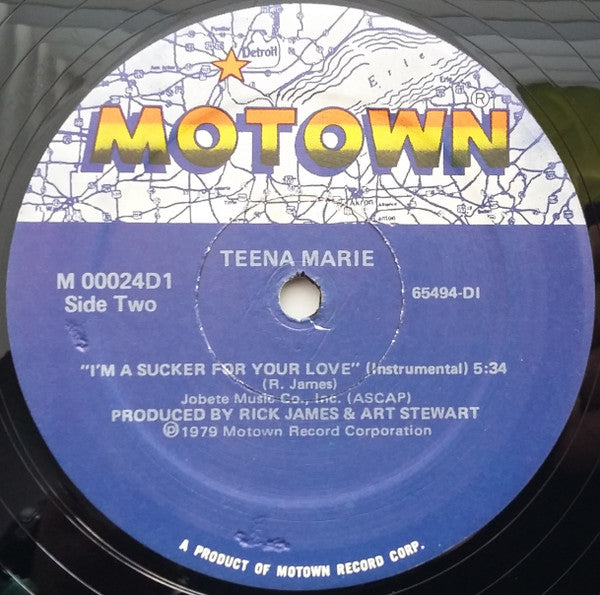 Teena Marie : I'm A Sucker For You Love (12", Single, M/Print)