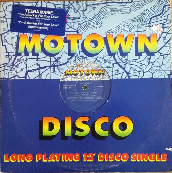 Teena Marie : I'm A Sucker For You Love (12", Single, M/Print)