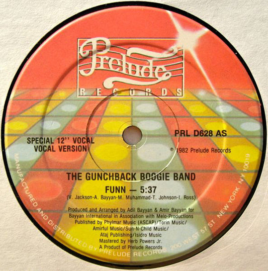 The Gunchback Boogie Band : Funn (12")
