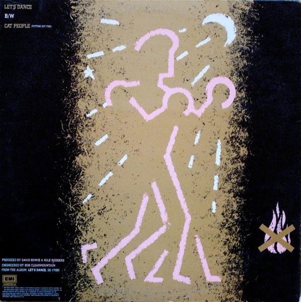 David Bowie : Let's Dance (12", Single, Win)
