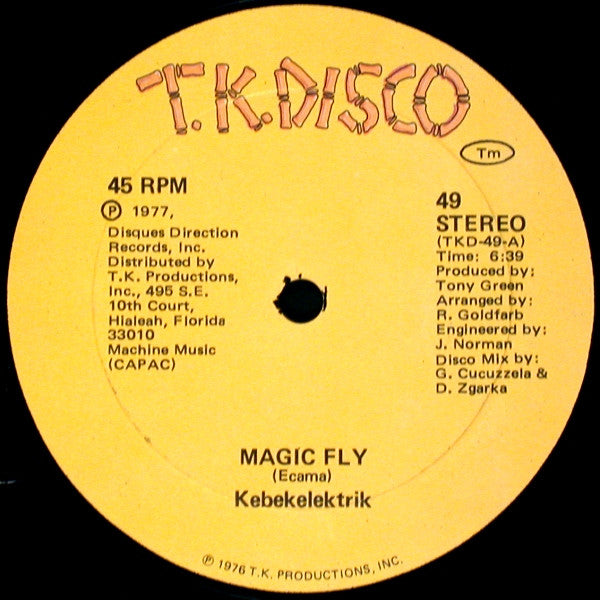 Kebekelektrik : Magic Fly (12")
