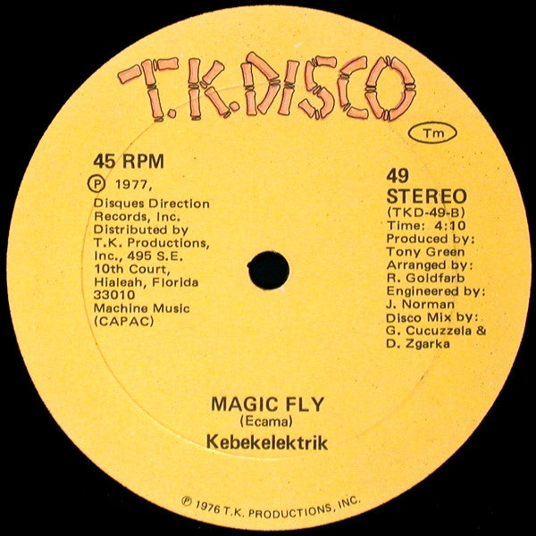 Kebekelektrik : Magic Fly (12")