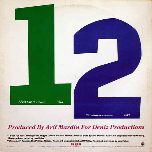 Chaka Khan : I Feel For You (12", Maxi, Spe)