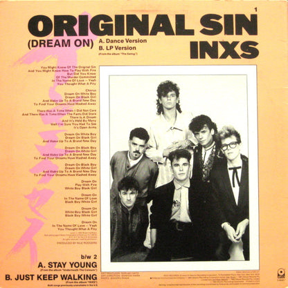 INXS : Original Sin (Dream On) (12", All)