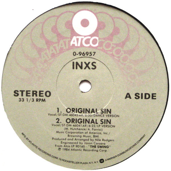 INXS : Original Sin (Dream On) (12", All)