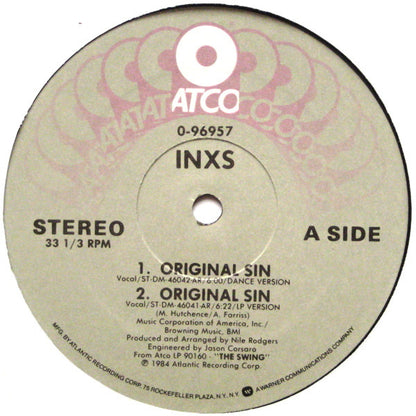 INXS : Original Sin (Dream On) (12", All)