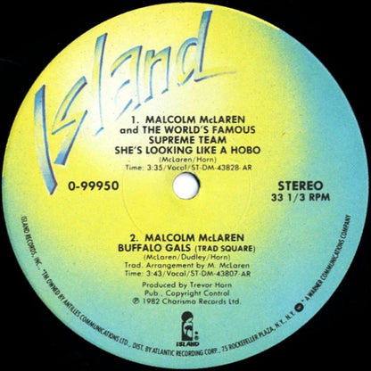 Malcolm McLaren And The World's Famous Supreme Team* : Buffalo Gals (12", AR )