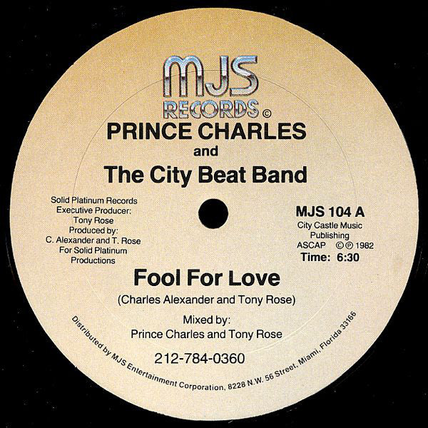 Prince Charles And The City Beat Band : Fool For Love (12")