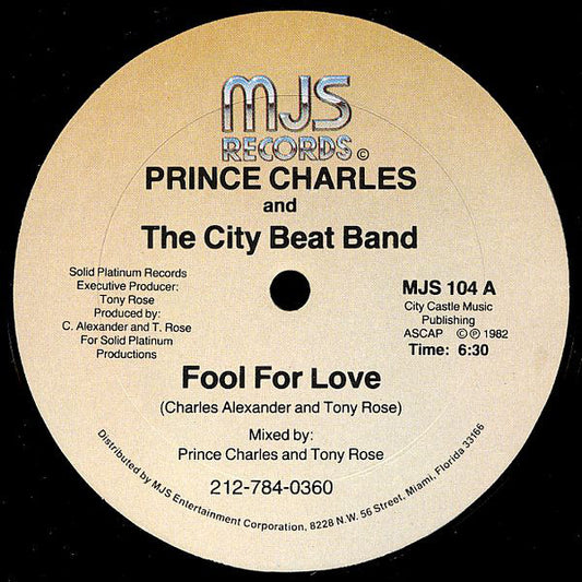 Prince Charles And The City Beat Band : Fool For Love (12")