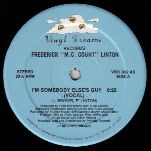 Frederick "M.C. Count" Linton : I'm Somebody Else's Guy (12", Single)