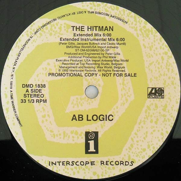 AB Logic : The Hitman (12", Promo)