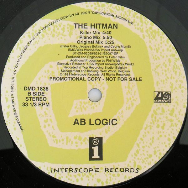AB Logic : The Hitman (12", Promo)
