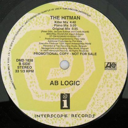 AB Logic : The Hitman (12", Promo)