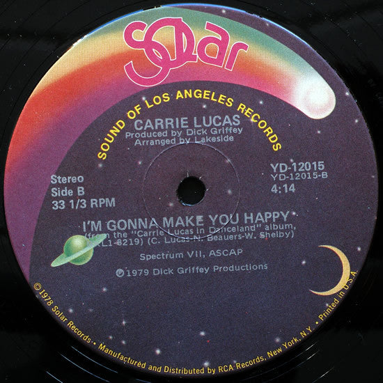 Carrie Lucas : Keep Smilin' (12")