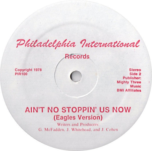 McFadden & Whitehead : Ain't No Stoppin' Us Now (12")