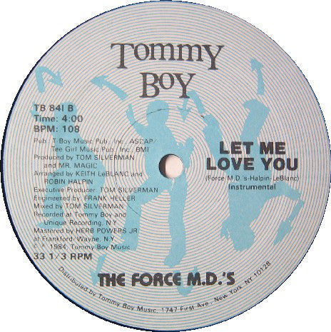 Force MD's : Let Me Love You (12")
