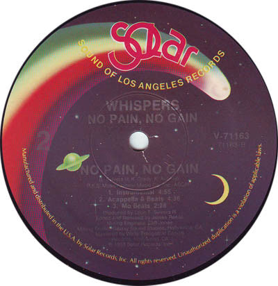 Whispers* : No Pain, No Gain (12")