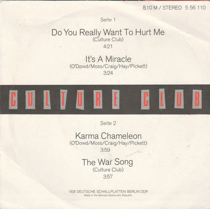 Culture Club : Culture Club (7", EP)