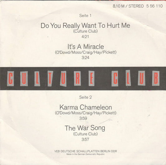 Culture Club : Culture Club (7", EP)