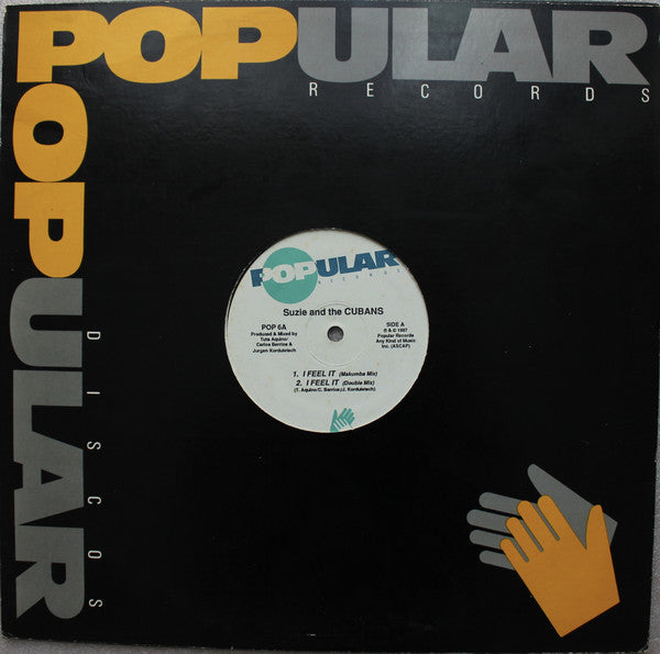 Suzie And The Cubans : I Feel It (12")