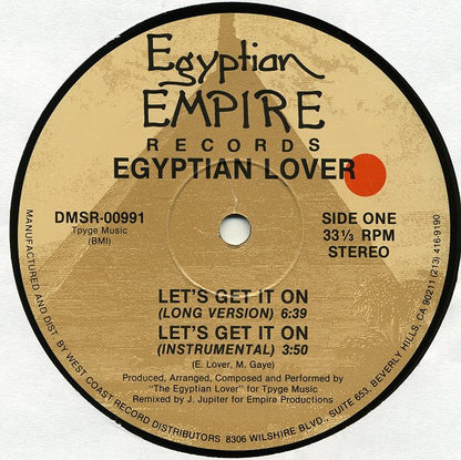 Egyptian Lover : Let's Get It On (12")