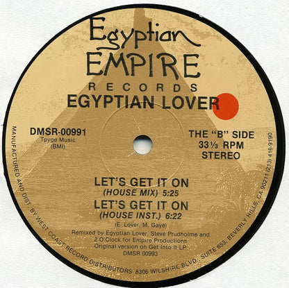 Egyptian Lover : Let's Get It On (12")