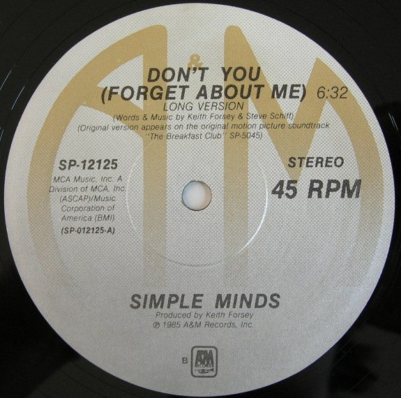 Simple Minds : Don't You (Forget About Me) (12", Single)