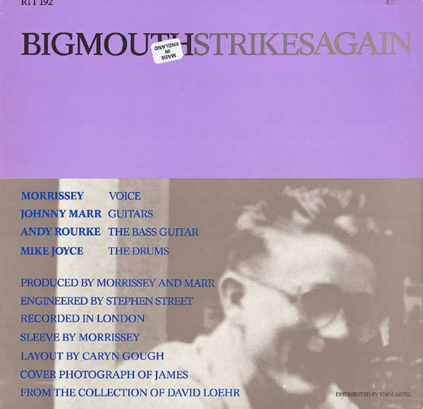 Smiths* : Bigmouth Strikes Again (12", Single, EMI)