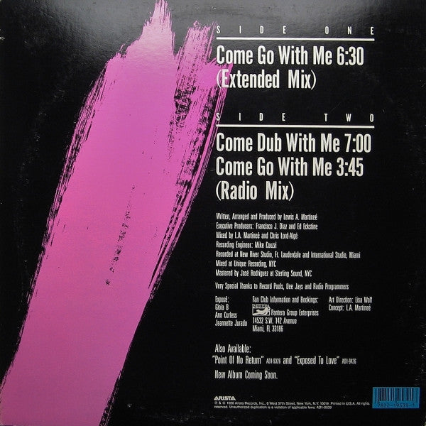 Exposé : Come Go With Me (12")