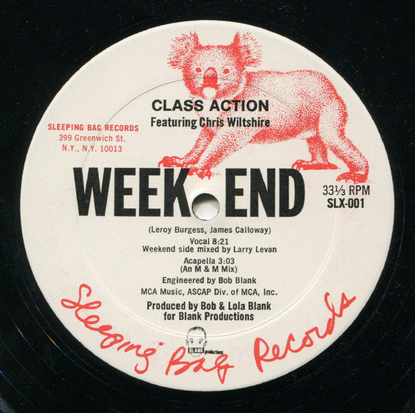 Class Action Featuring Chris Wiltshire* : Weekend (12", Single)