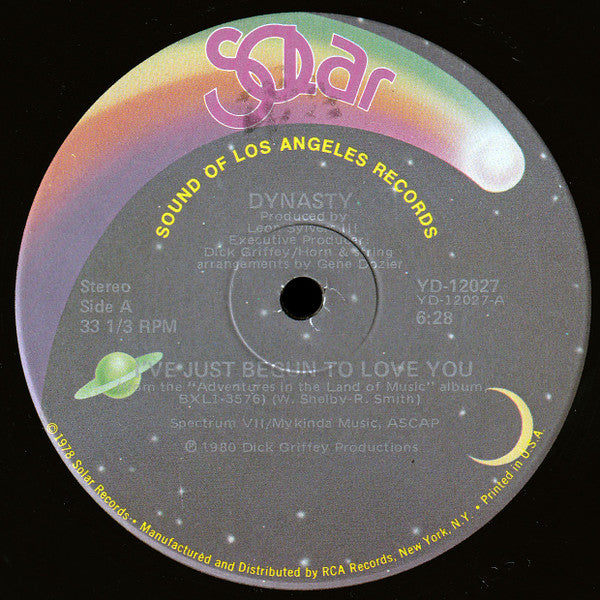 Dynasty : I've Just Begun To Love You (12")