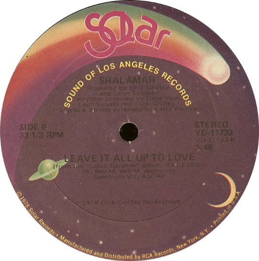 Shalamar : The Second Time Around (12", Single, Gol)
