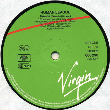 Human League* : Human (12", Single)