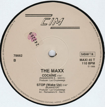 The Maxx : Cocaine (12", Maxi)