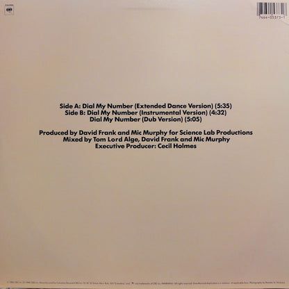 Pauli Carman : Dial My Number (12", Single)