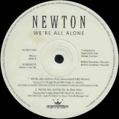 Newton (2) : We're All Alone (12")