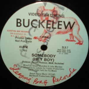 Video Featuring Dyan Buckelew : Somebody (Hey Boy) (12", Promo)