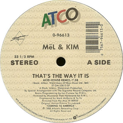 Mel & Kim : That's The Way It Is (12")