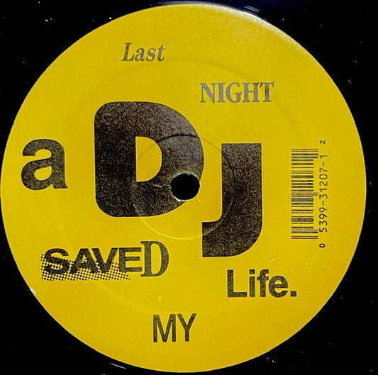 Cold Jam* Featuring Grace (4) : Last Night A DJ Saved My Life (12")