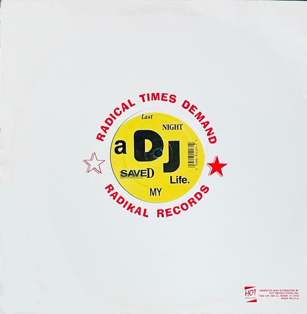 ColdJam Featuring Grace (4) : Last Night A DJ Saved My Life (12")