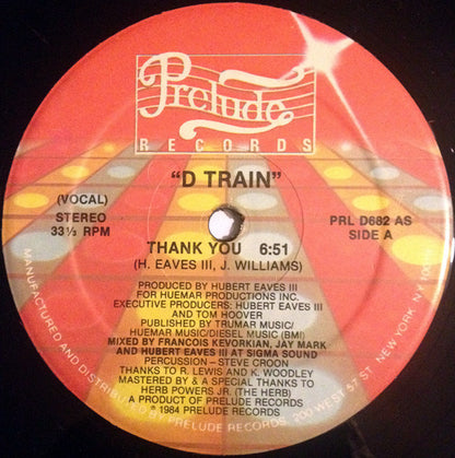 D Train* : Thank You (12")