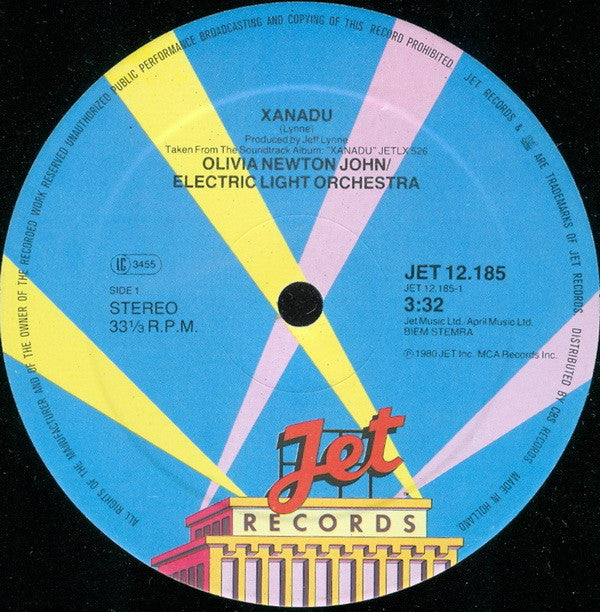 Olivia Newton-John / Electric Light Orchestra : Xanadu (12", Maxi)