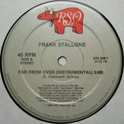 Frank Stallone : Far From Over (12", Single, Ltd)