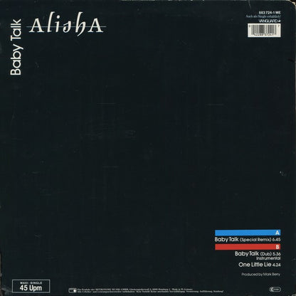 Alisha : Baby Talk (12", Maxi)